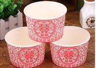 Customize Disposable Paper Bowls , Individual Wedding Paper Cups