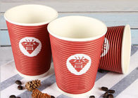 Κίνα Take-$l*away φλυτζάνια καφέ Eco φιλικά, κόκκινα μίας χρήσης καυτά φλυτζάνια ποτών επιχείρηση