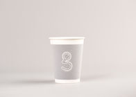 Βιοδιασπάσιμο φλυτζάνι κατανάλωσης εγγράφου για τη συνήθεια λογότυπων καφέ που τυπώνεται