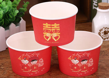 Κίνα Ο κόκκινος γάμος μόνωσε τα μίας χρήσης φιλικά υλικά Eco κύπελλων σούπας εργοστάσιο